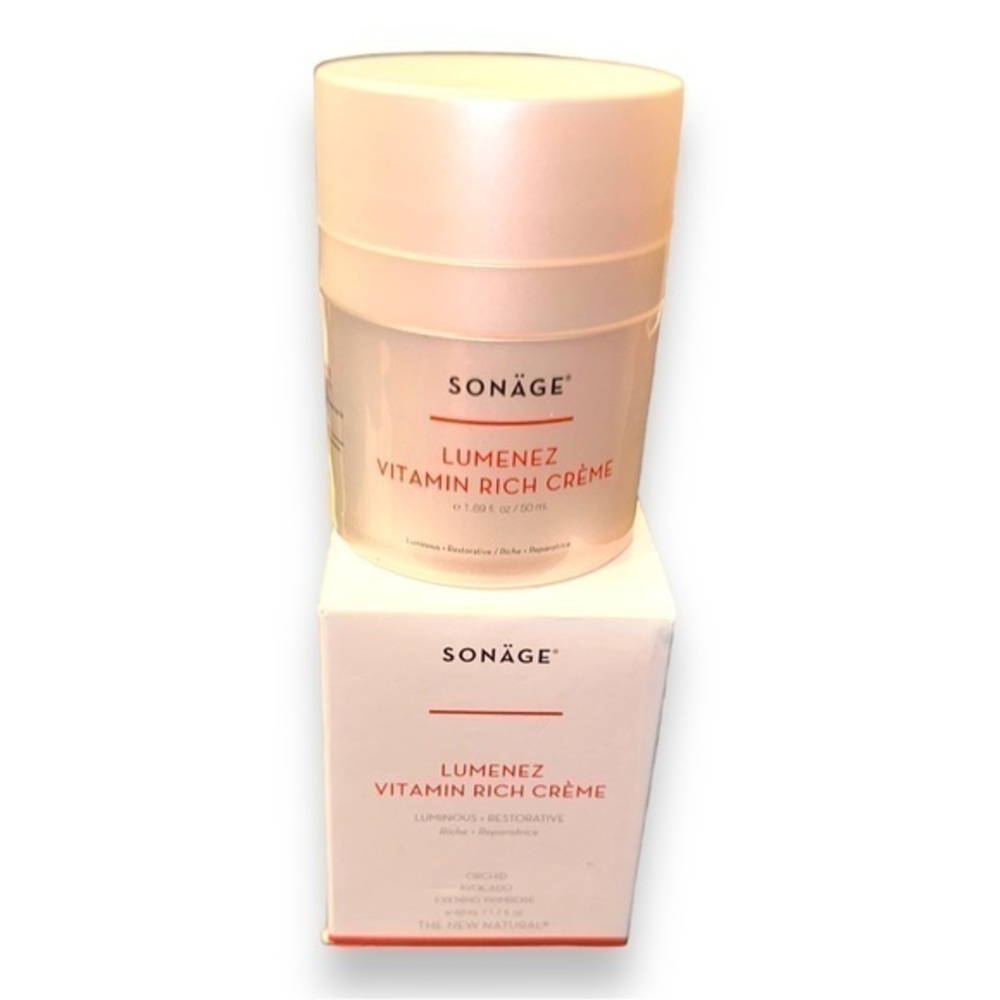 🆕 NiB Sonage LUMENEZ Vitamin Rich Cream
Vitamin C Moisturizer Dry Skin 50mL